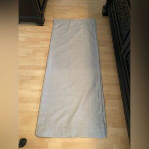 PROJECT 62 Gray Linen Lined Room darkening curtain 1 panel 62”L x 51”W